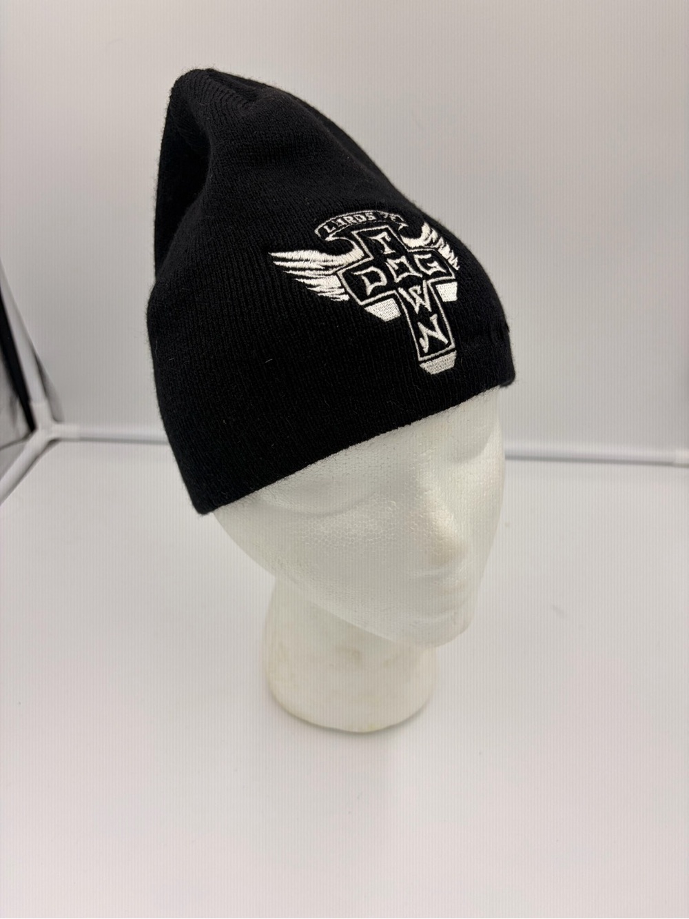 Rare 2005 Lords of Dogtown Movie Promo Beanie Hat KC Caps Z-Boys Skate Black